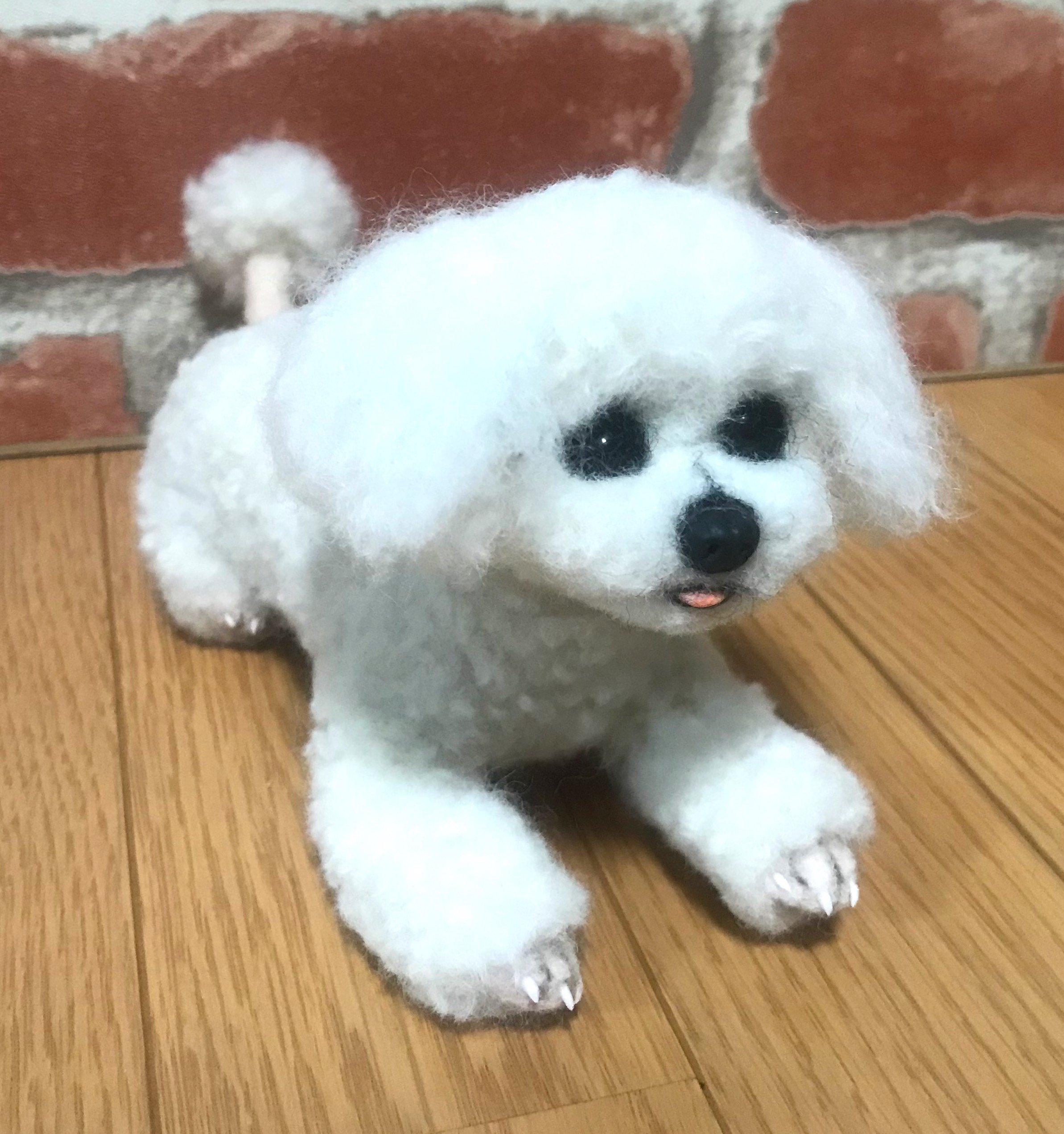 羊毛フェルト犬｜トイプー｜チワプー｜トイプーミックス｜犬｜子犬