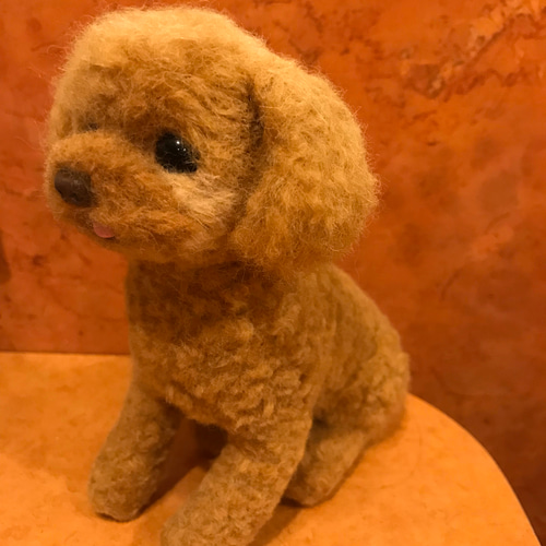 オーダー トイプードル 羊毛フェルト 犬 ハンドメイド