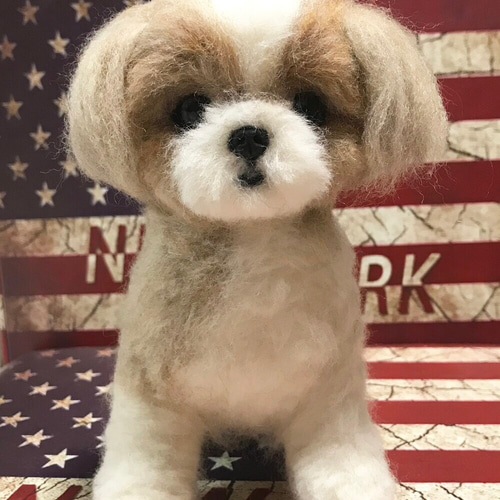 BIG羊毛フェルト リアルサイズ 羊毛フェルト 犬 170cmまで