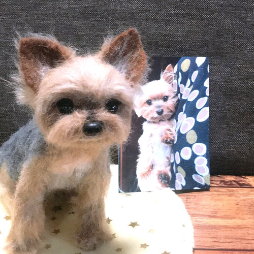 羊毛フェルト　MIX犬　ハンドメイド スターターセット付き 犬 お友だち 手作りキット 羊毛フェルト
