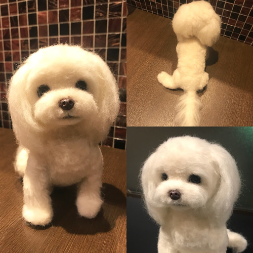 受注制作 羊毛フェルト 犬 オーダー 犬 猫 ハンドメイド