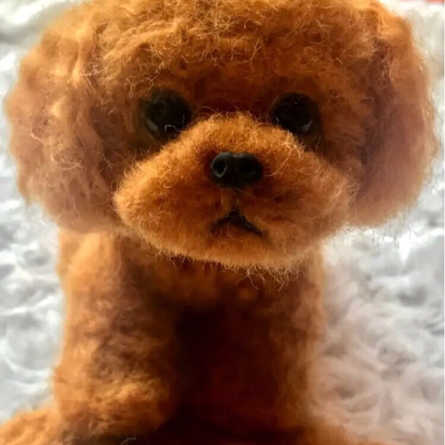 オーダー 羊毛フェルト 犬 ぬいぐるみ ペットロス うちの子 20cm