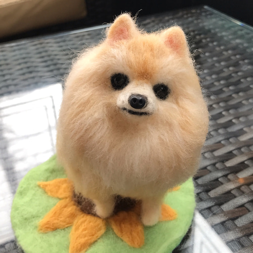 オーダー 羊毛フェルト 犬 ぬいぐるみ ペットロス うちの子 20cm