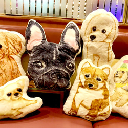 オーダー 羊毛フェルト 犬 (25cm) ポメラニアン ハンドメイド