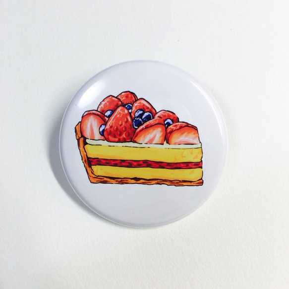 和菓子フレークシール ケーキ缶バッジ セット 3枚目の画像