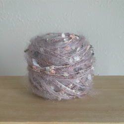 毛糸玉リース☆ピンクグレー２ 毛糸玉リース☆ピンクグレー2