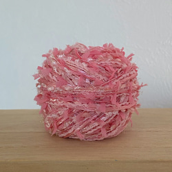 引き揃え毛糸玉*coral pink mix 1枚目の画像