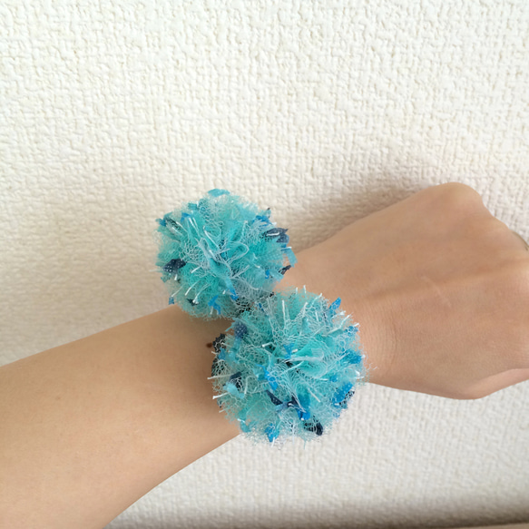 tulle pompon*resort *  S 2個セット 2枚目の画像