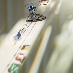 「鯉のぼり 」アンティークガラス・ステンドグラス・五月人形 5枚目の画像
