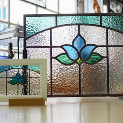 「ステンドグラスのパネル・N・葉書サイズ」ミニチュアシリーズ 2枚目の画像