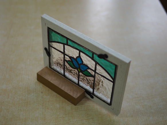 「ステンドグラスのパネル・N・葉書サイズ」ミニチュアシリーズ 4枚目の画像