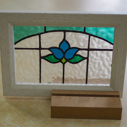 「ステンドグラスのパネル・N・葉書サイズ」ミニチュアシリーズ 6枚目の画像