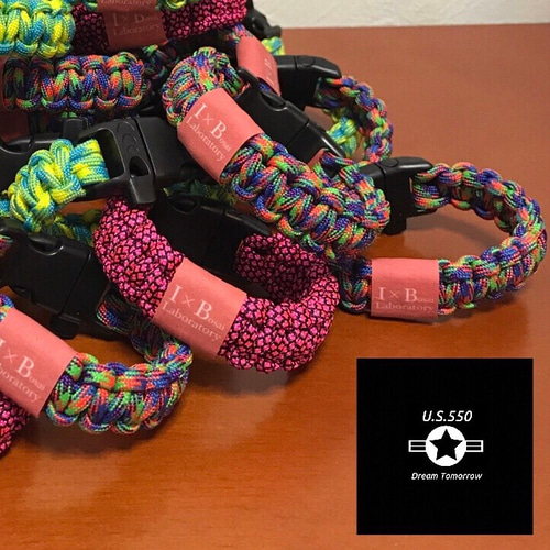 オリジナルパラコードブレスレット 10個 ブレスレット Dream