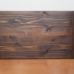 アンティーク仕上げ 杉無垢板の折れ脚テーブル 2枚目の画像