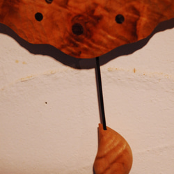 木の葉の振り子時計 4枚目の画像