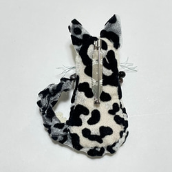 ダルメシアン猫ブローチ 3枚目の画像