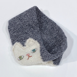 やさしいwoolの猫ウォーマー　　ラスト一点！ 2枚目の画像