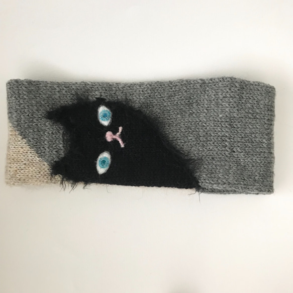 woolの黒猫ウォーマー 4枚目の画像