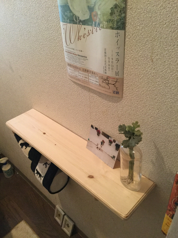 トイレ内シェルフ無塗装　お披露目価格送料無料！ 4枚目の画像