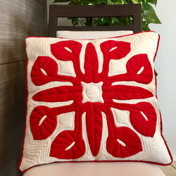 ハワイアンキルトのクッションカバー クッション・クッション