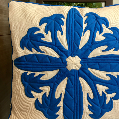 未使用　ハワイアンキルトクッションカバー 楽天市場】ハワイアンキルトクッションカバー ハワイアンキルト