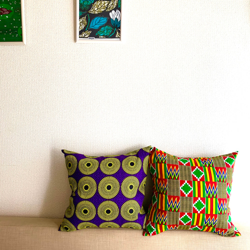 アフリカ ガーナ ケンテ No.3 手織り布 アフリカンテキスタイル