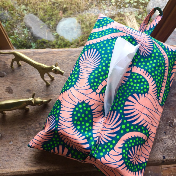 ☆   ボックスティッシュケース　北欧柄　ハンドメイド 北欧柄 ボックスティッシュカバー ティッシュケース SHO ROOM