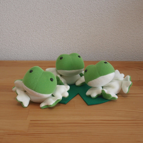 かえるのかんさつシリーズ／かえる ぬいぐるみ orangepippin 通販