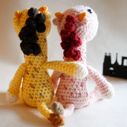 【布綿】ハンドフック人形、手作り人形、キリン、単品価格 7枚目の画像