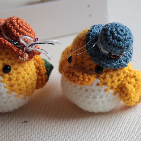 【布。棉花】帽子小鴨, 黃色小鴨 (單隻售價) 第4張的照片