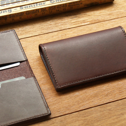 Leather Card Case - Dark Coffee 8枚目の画像