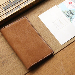 Leather Card Case - Caramel Coffee 8枚目の画像