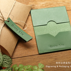 Leather Card Case - Grass Green 10枚目の画像