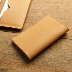 Leather Card Case - Classic Tan 3枚目の画像