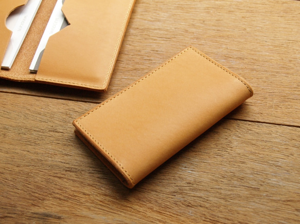 Leather Card Case - Classic Tan 3枚目の画像