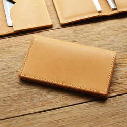 Leather Card Case - Classic Tan 8枚目の画像