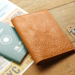 Leather Passport Case - Classic Tan 4枚目の画像