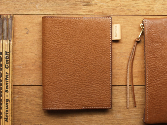 Leather Book Sleeve A6 - Caramel Coffee 9枚目の画像