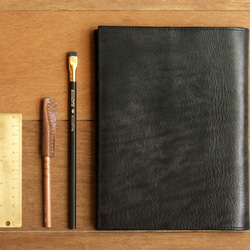 [ weekenlife ] - Leather Book Sleeve A5 - Harley Black 6枚目の画像