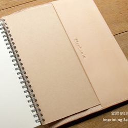 Leather Book Sleeve A5 - Simple Original 6枚目の画像