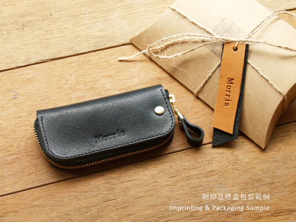 Leather Key Case - Harley Black 9枚目の画像