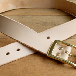 Leather Belt(Custom Name) - Simple Original 2枚目の画像