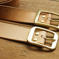 Leather Belt(Custom Name) - Simple Original 8枚目の画像