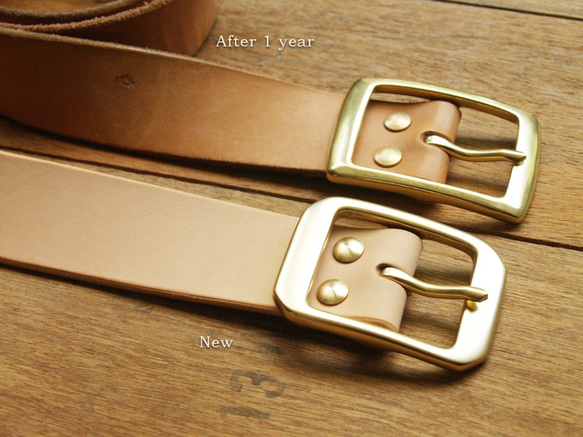 Leather Belt(Custom Name) - Simple Original 8枚目の画像