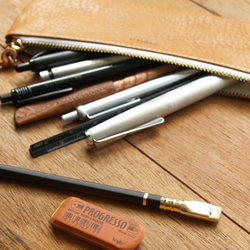 Leather Pen Case - Classic Tan 3枚目の画像