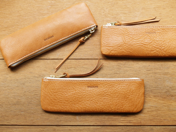 Leather Pen Case - Classic Tan 4枚目の画像