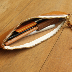 Leather Pen Case - Classic Tan 5枚目の画像