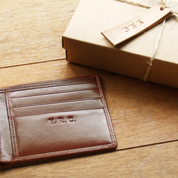 Men's Wallet ( Custom Name ) - Coco Brown 1枚目の画像