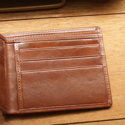 Men's Wallet ( Custom Name ) - Coco Brown 4枚目の画像