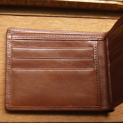 Men's Wallet ( Custom Name ) - Coco Brown 5枚目の画像